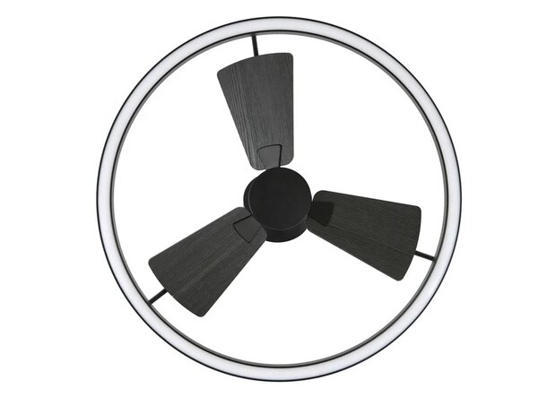 Beacon 516124 Lucci Air Cessna zwart plafondventilator met verlichting 70 cm