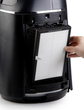 Domo DO8160 Smartflow 2-in-1 kolomventilator zwart 106 cm filter