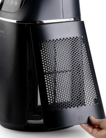 Domo DO8160 Smartflow 2-in-1 kolomventilator zwart 106 cm zijkant