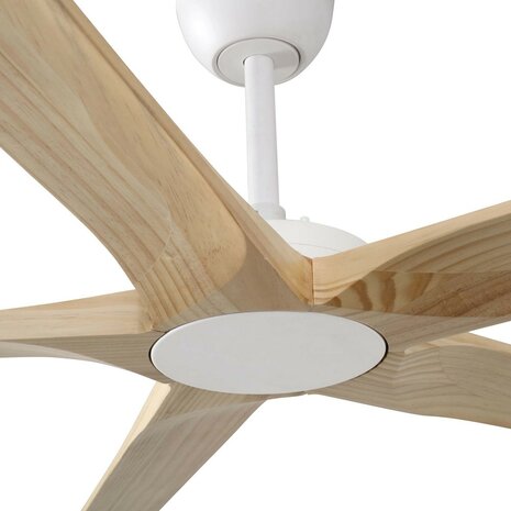 Faro Barcelona 34191 Bigwood XL plafondventilator witgrenen 200 cm