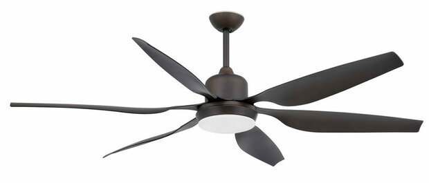 Faro Barcelona Tilos XL&nbsp;plafondventilator bruin 168&nbsp;cm