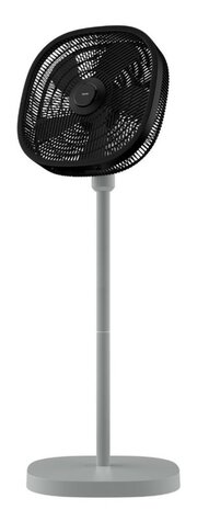 Dynter AirFlow AV25G opvouwbare statiefventilator grijs 47 cm