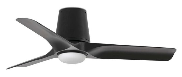 Faro Barcelona 338271S Hey Tub S plafondventilator met verlichting zwart 90 cm