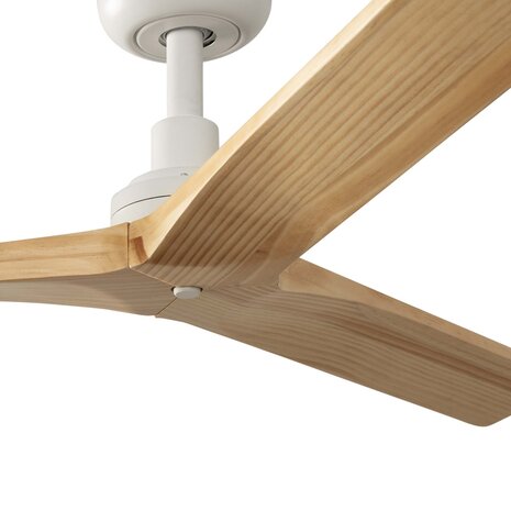 Faro Barcelona 34281 Klim S plafondventilator wit/grenenhout 93 cm