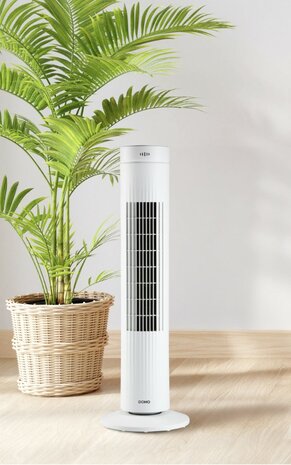 Domo DO8154 kolomventilator wit 76 cm in kamer