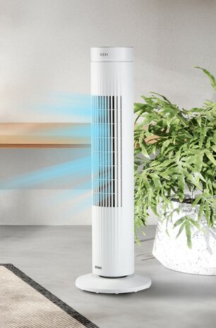 Domo DO8154 kolomventilator wit 76 cm in kamer