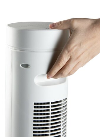 Domo DO8154 kolomventilator wit 76 cm handgreep