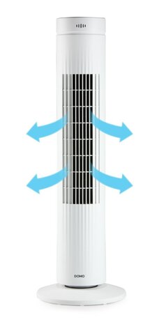 Domo DO8154 kolomventilator wit 76 cm