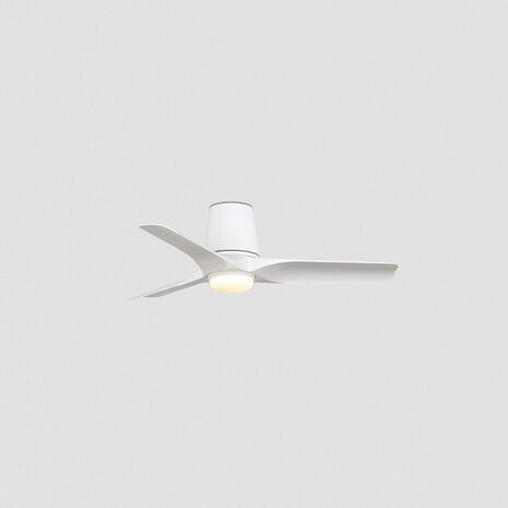 Faro Barcelona 338261S Hey Tub S plafondventilator met verlichting wit 90 cm