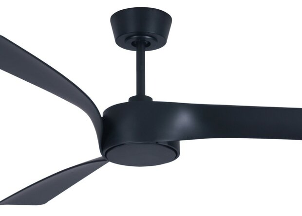 Beacon Line plafondventilator zwart 132 centimeter behuizing zonder lamp