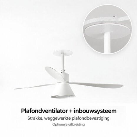 Faro Barcelona 33760WT-22 Amelia L inbouwsysteem