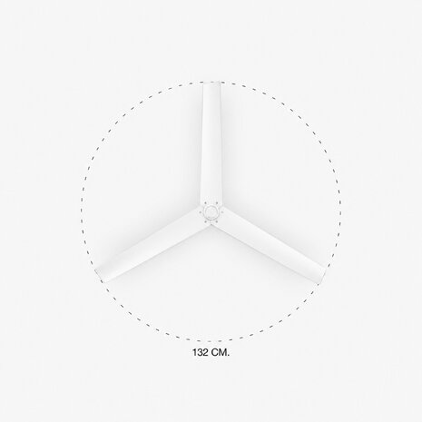 Faro Barcelona 34194 Rocker L plafondventilator wit 132 cm diameter