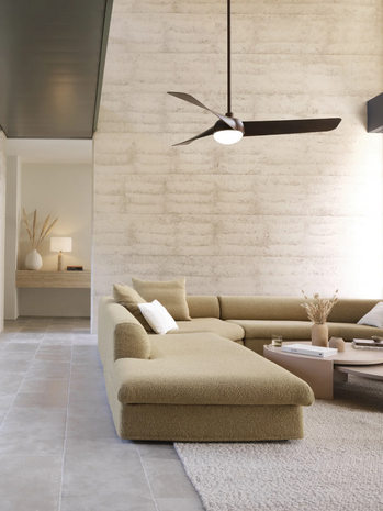Beacon 21617249 Lucci Osprey plafondventilator brons 132 cm in woonkamer