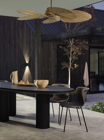 Beacon 21326849 Bali plafondventilator Naturel 132 cm in kamer