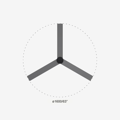 Faro Barcelona 34287 Cruiser XL plafondventilator zwart/aluminium 160 cm diameter