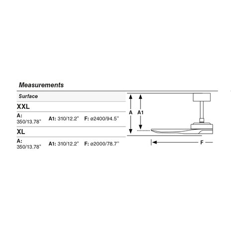Faro Barcelona 34191WT Bigwood XL Tuya plafondventilator met app wit/grenen 200 cm afmetingen