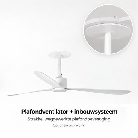Faro Barcelona 33760 Amelia L plafondventilator wit 132 cm