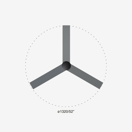 Faro Barcelona 342861S Cruiser L LED plafondventilator zwart/aluminium 132 cm diameter