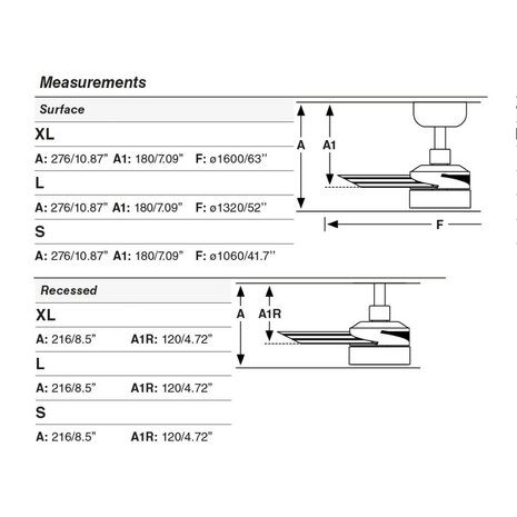 Faro Barcelona 342861S Cruiser L LED plafondventilator zwart/aluminium 132 cm