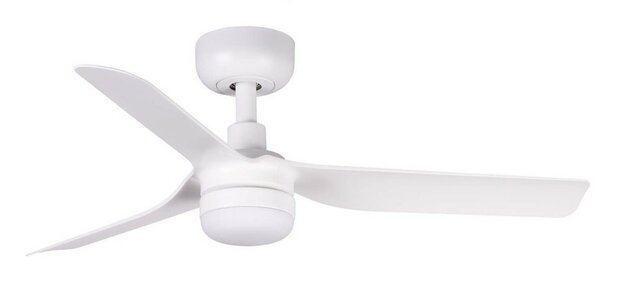 Faro Barcelona 338201S Mini Punt S plafondventilator met verlichting wit 90 cm