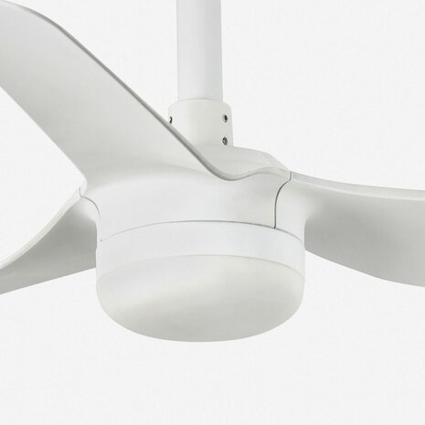 Faro Barcelona 338201S Mini Punt S plafondventilator met verlichting wit 90 cm