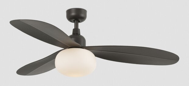 Faro Barcelona 343011B Palma M plafondventilator met verlichting bruin 129 cm