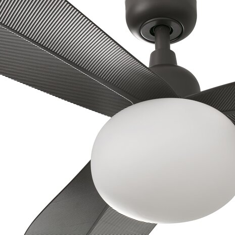 Faro Barcelona 343011B Palma M plafondventilator met verlichting bruin 129 cm lichtbol